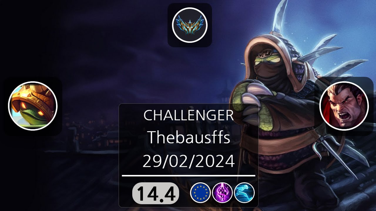 Thebausffs | Rammus VS Darius | FULL GAME | 29/02/2024