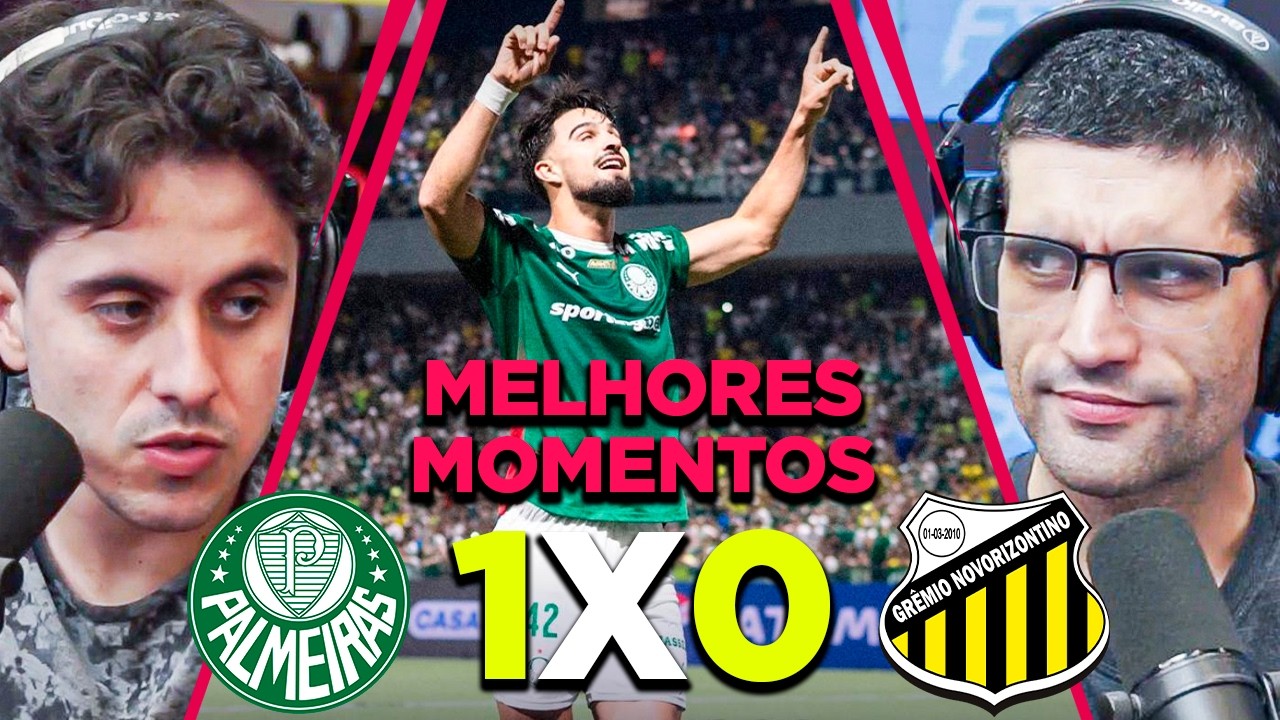 PALMEIRAS VENNCE NOVORIZONTINO no primeiro jogo da FINAL do paulistão