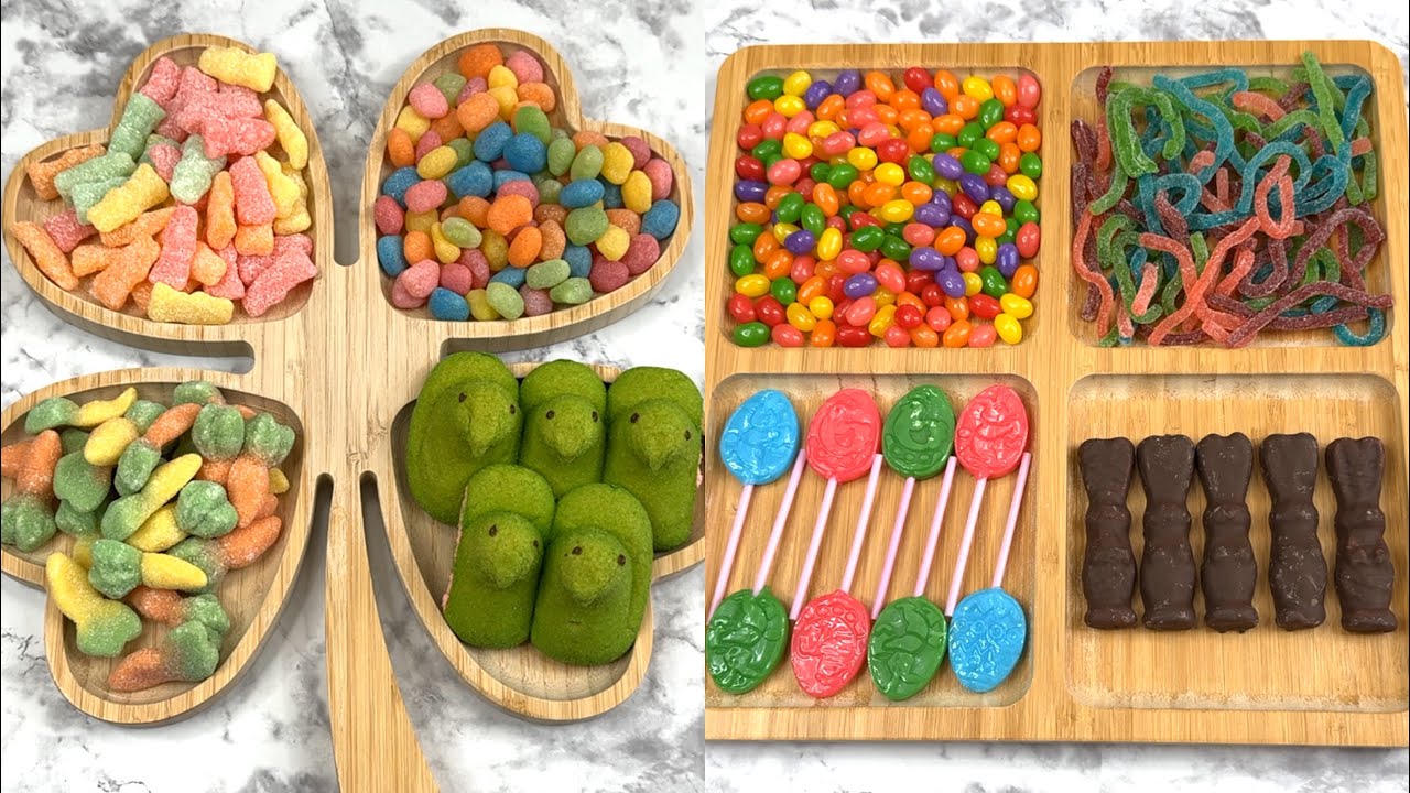 Filling Platter with Sweets and Sour ASMR