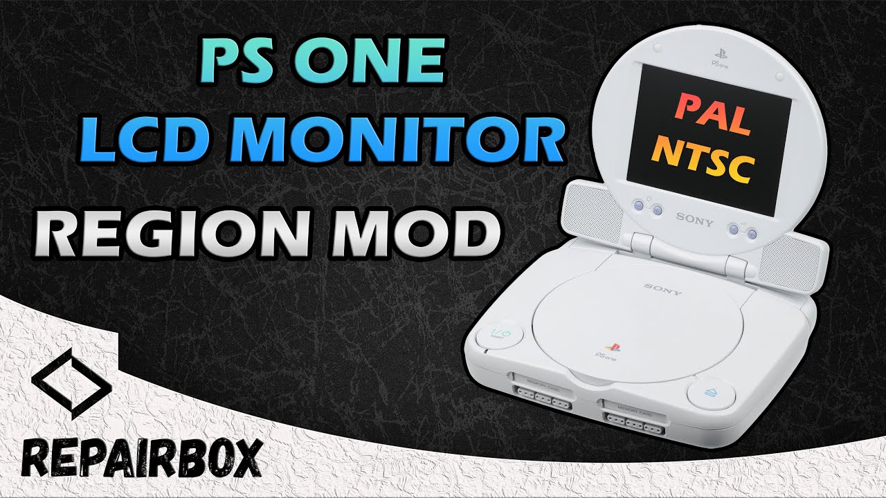 LCD do PS One: region mod (region free) &mdash; krok po kroku