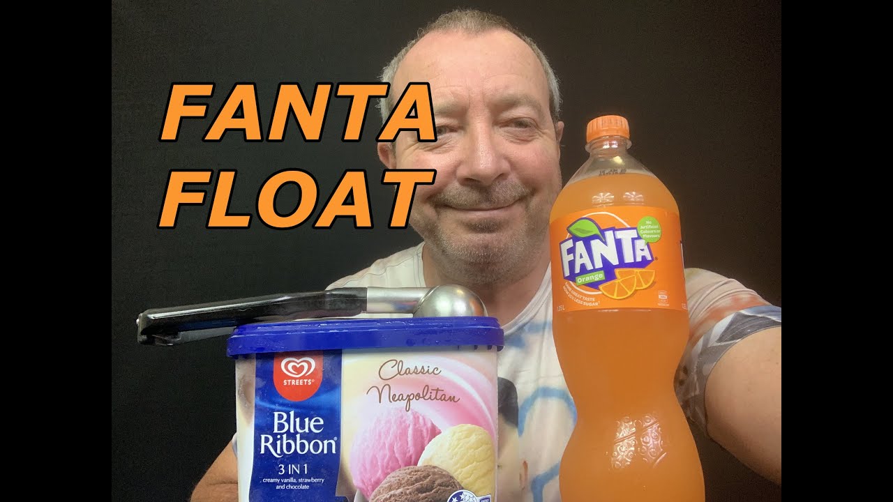Fanta & Neapolitan Ice Cream Float