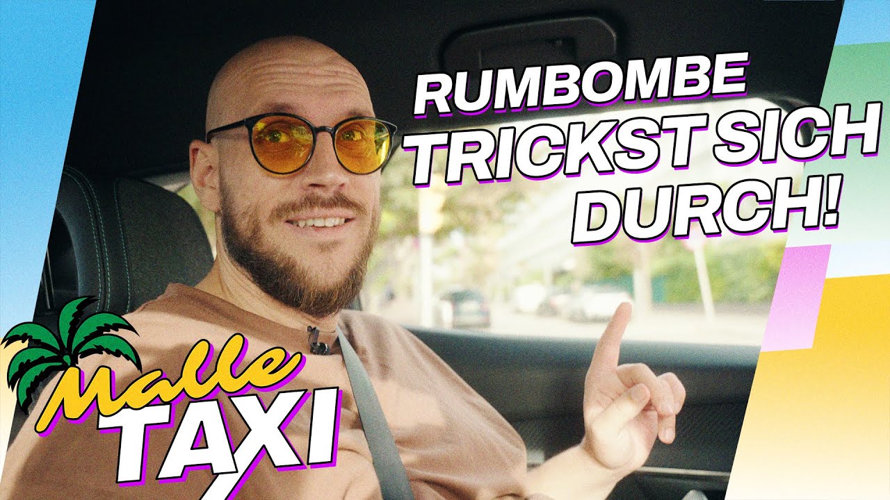 Rumbombe cheated sich durch die Challenge & erzählt über seinen Wechsel in den Megapark | Malle Taxi
