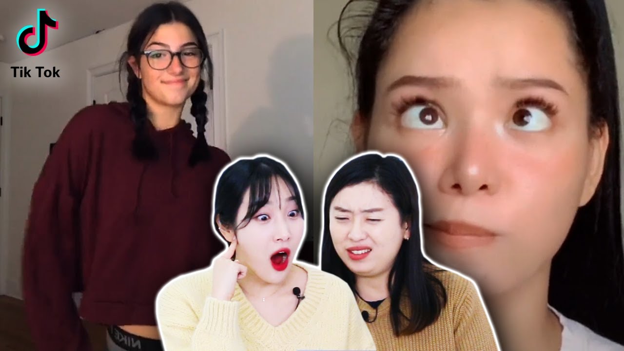 Korean Girls React to Top 5 Tik Tokers in America