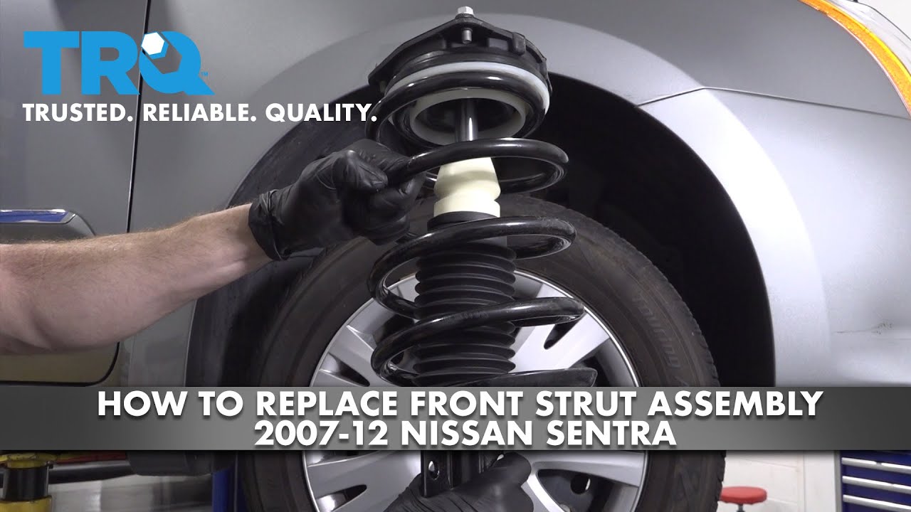 Как заменить переднюю стойку в сборе на Nissan Sentra 2007–2012 годов