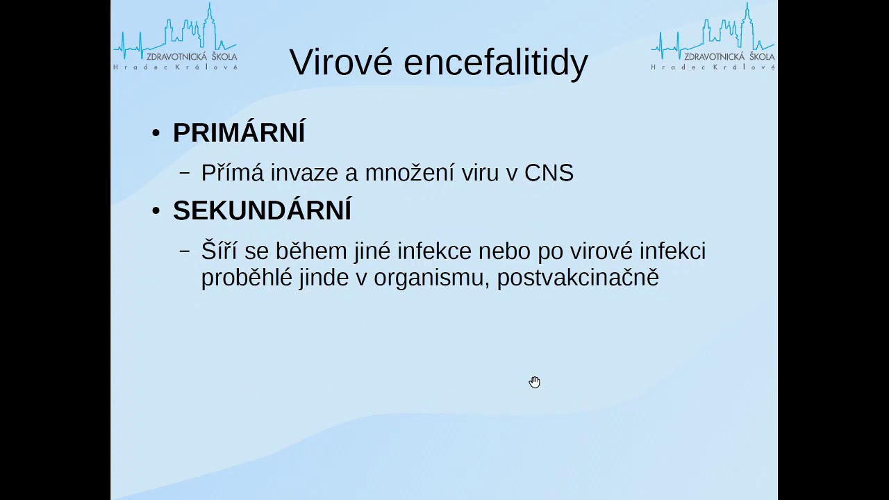 Zánětlivá onemocnění CNS