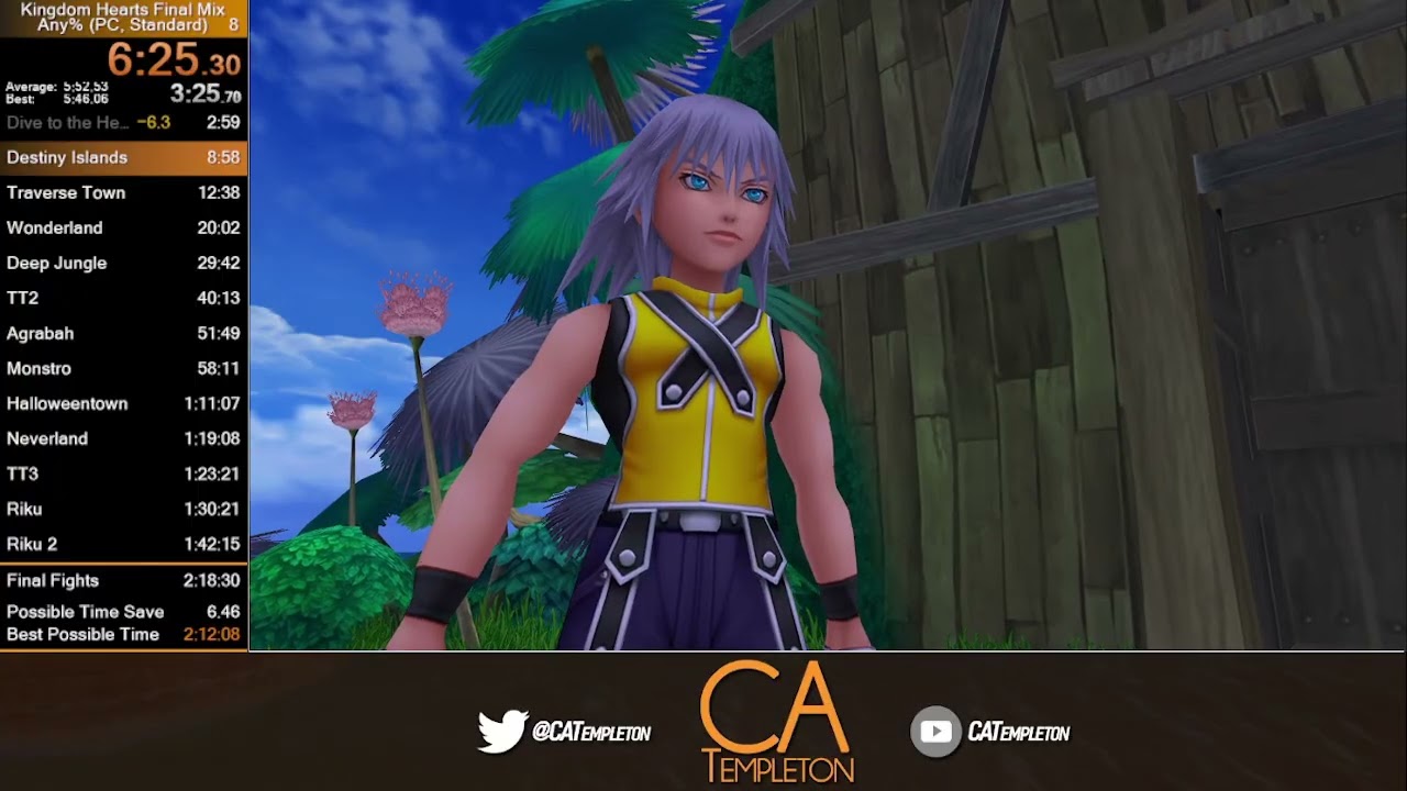 Kingdom Hearts Final Mix Standard Any% (PC) 2:11:42