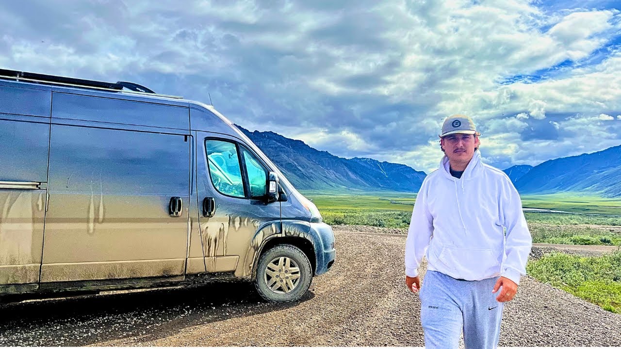 500 Miles into the Alaskan Tundra | The Kamikaze Trail (Haul Road)