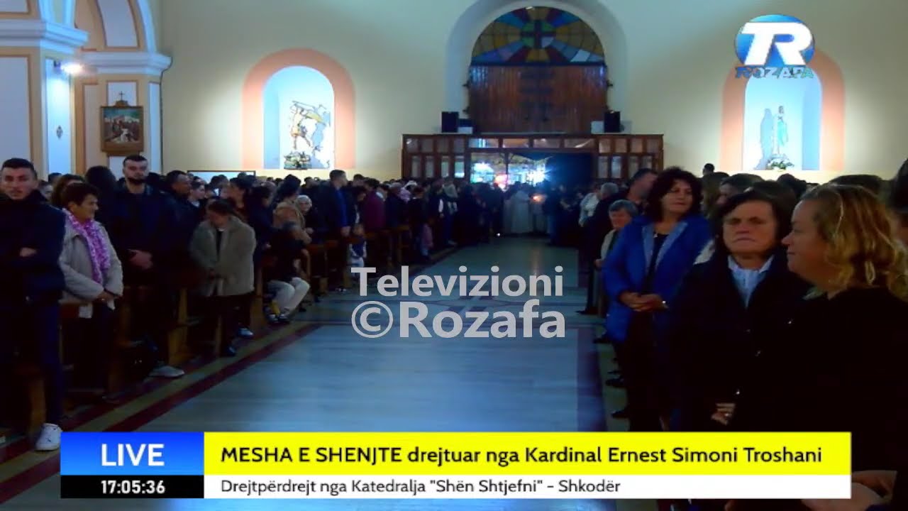 Mesha e Shenjte drejtuar nga Kardinal Ernest Simoni Troshani