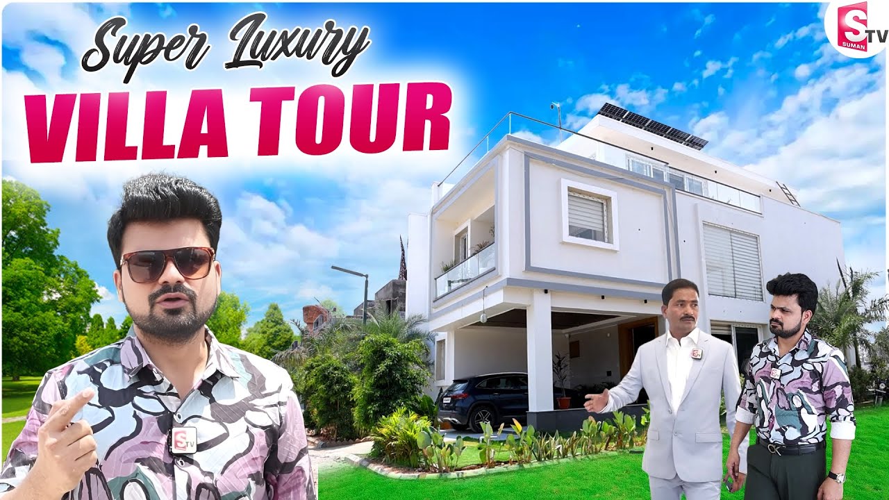 Nirmalaa Tranquil Luxury Villas Tour | Anchor Roshan Home Tour | Telugu Vlogs