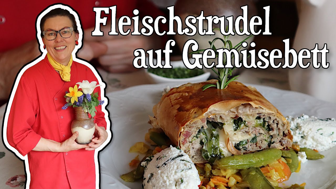 Fleischstrudel auf Gemüsebett | Cooking Together