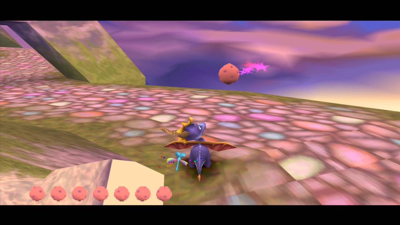Spyro the Dragon 100% - Alpine Ridge (PS1) ◀1440p HD▶