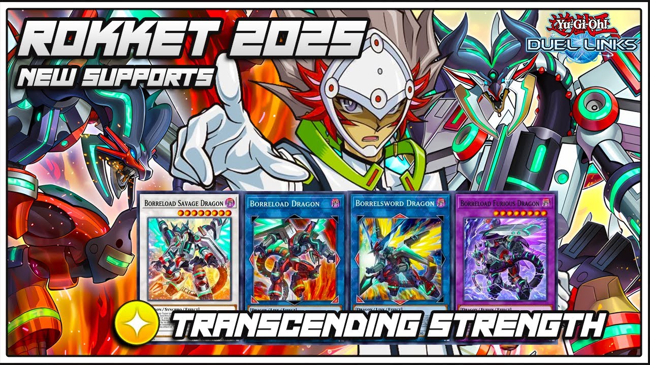NEW META?! Rokket 2025 , THE ULTIMATE BORREL DRAGON COMBO!! 💥[Yu-Gi-Oh! Duel Links]