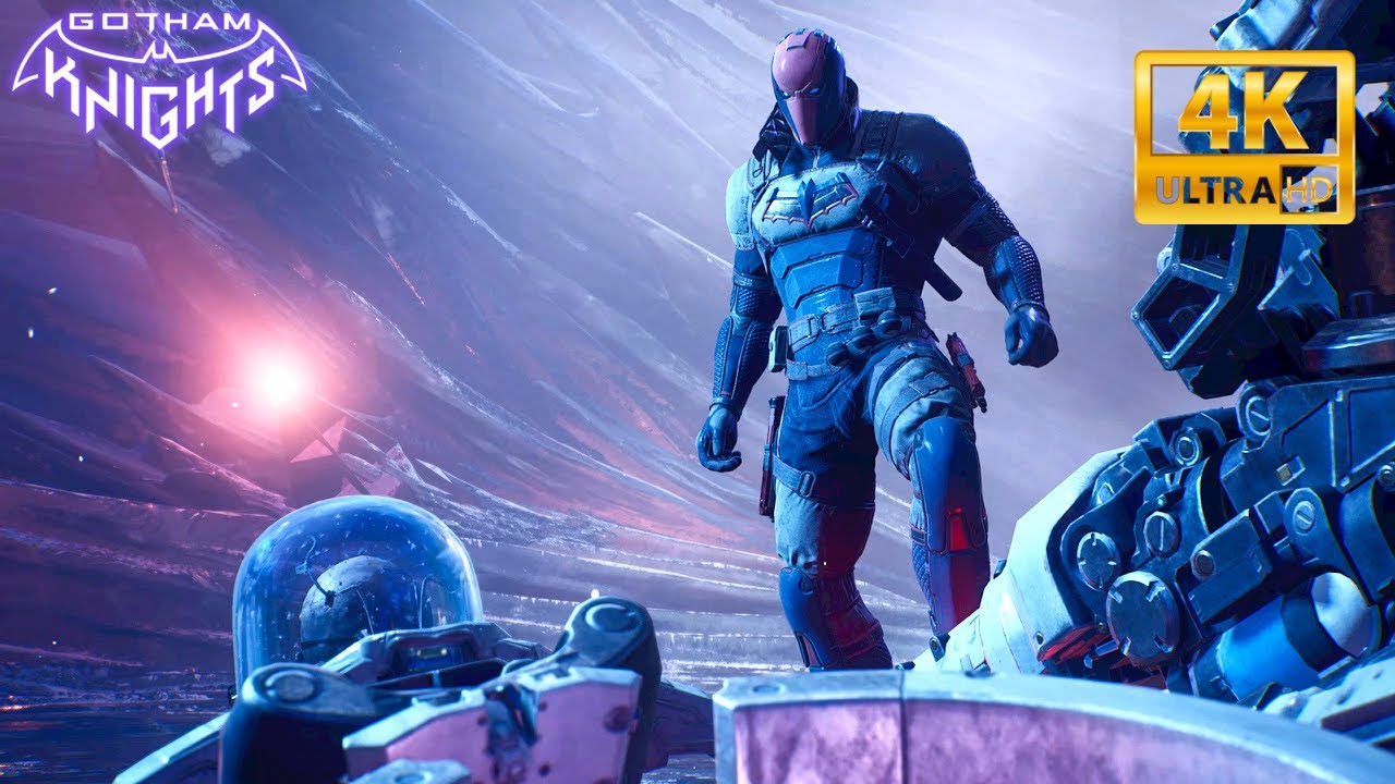 Red Hood vs Mr. Freeze #2 with Knight Ops Suit - Gotham Knights (4K)