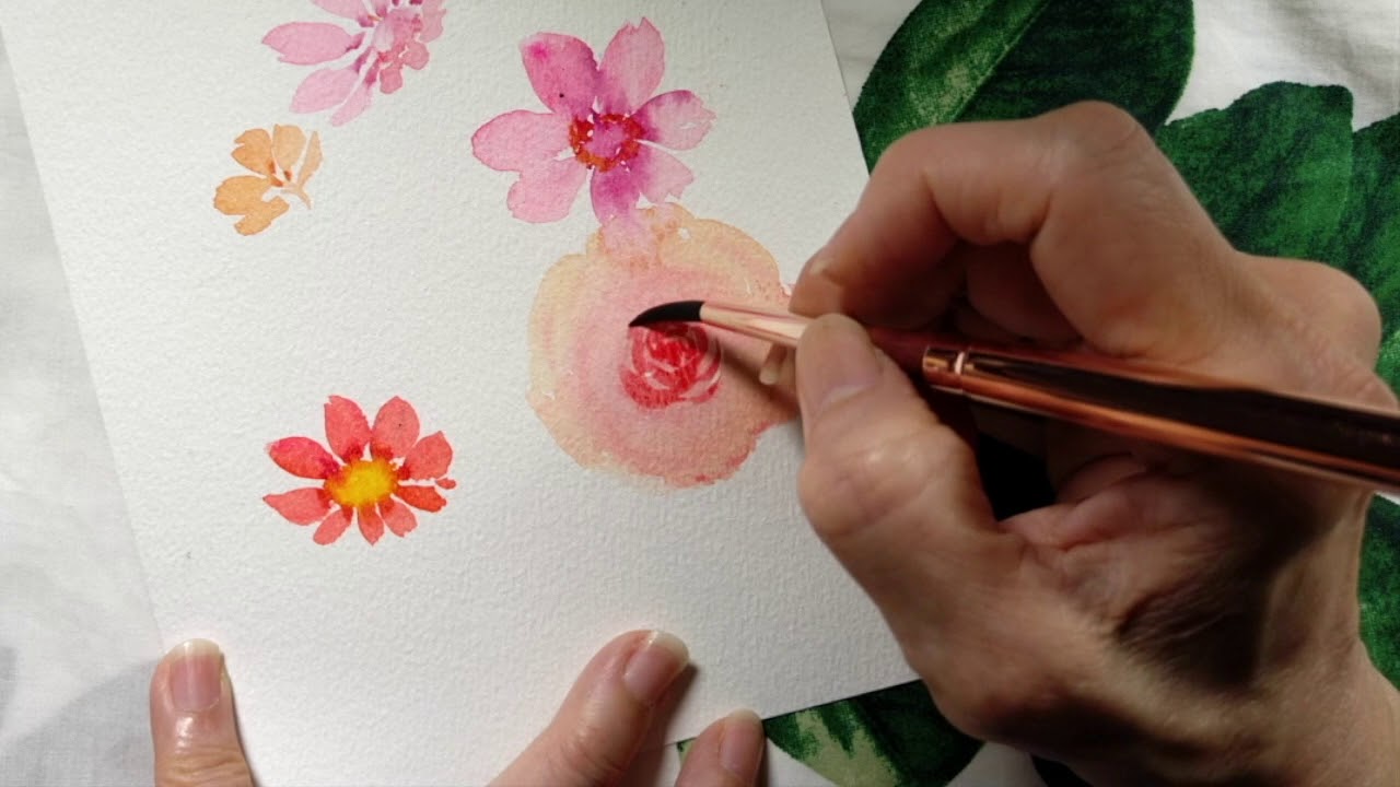 Rose wreath in Watercolour