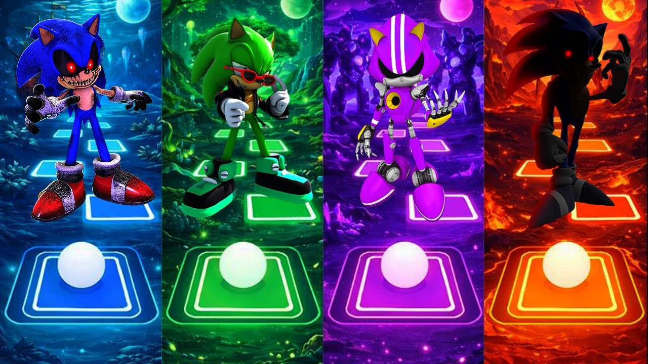 💜Sonic EXE X4💜Tiles hop EDM Rush!!!