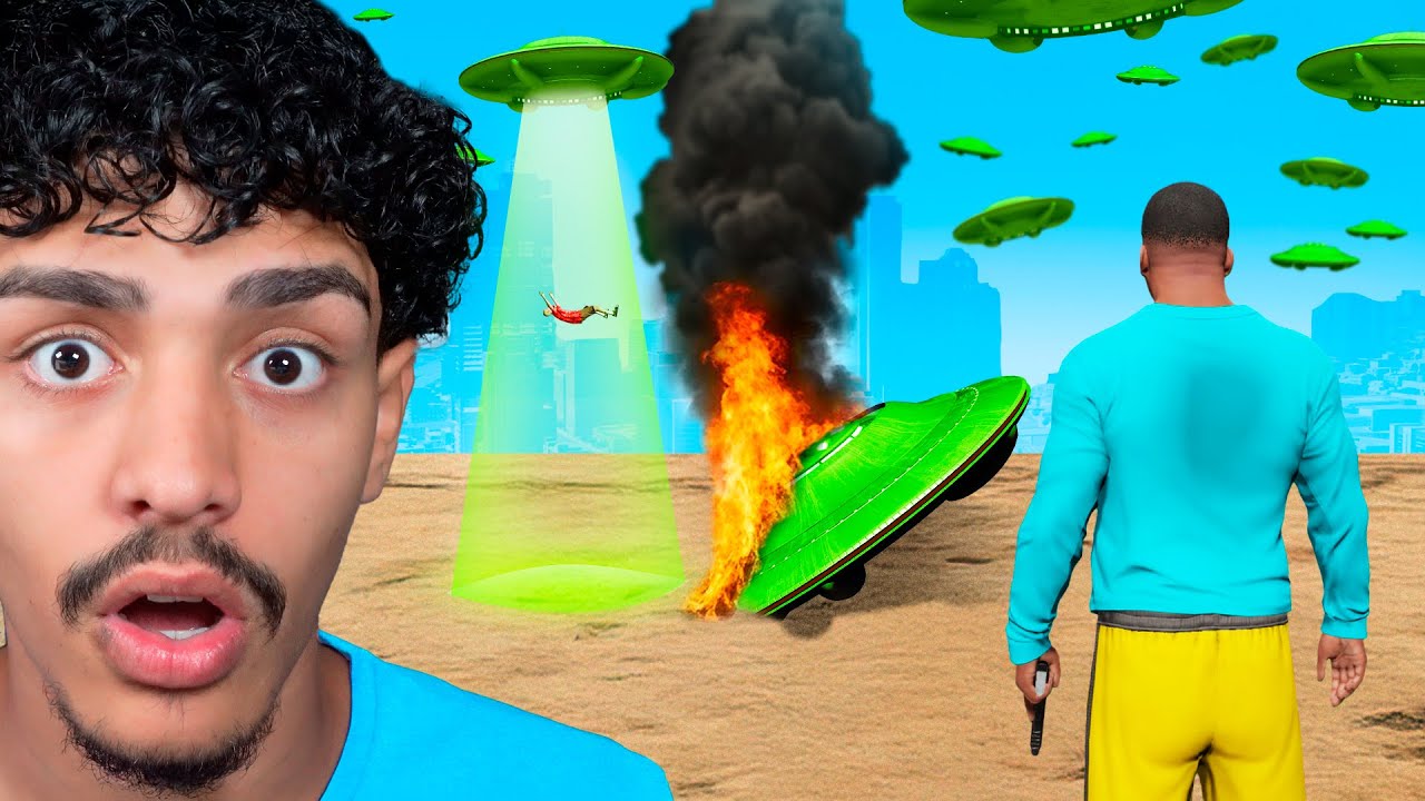 ENCONTREI ALIENS NO GTA 5!