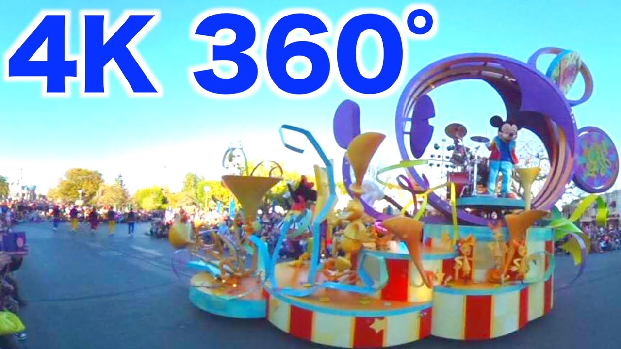 【VR】ミッキーのサウンドセーショナル・パレード【カモさんチャンネル】Mickey's Soundsational Parade Disneyland