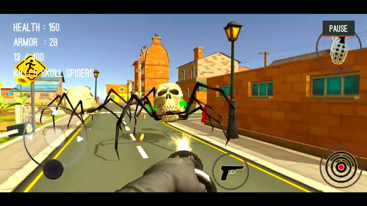 Spider Hunter Amazing City 3D #23 (SPIDERS 9-10) - Android/iOS Gameplay
