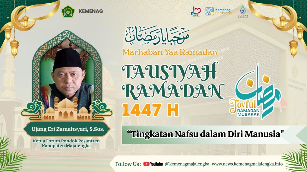 Tingkatan Nafsu dalam Diri Manusia Oleh : Ujang Eri Zamahsyari, S.Sos. Ketua FPP Kab. Majalengka