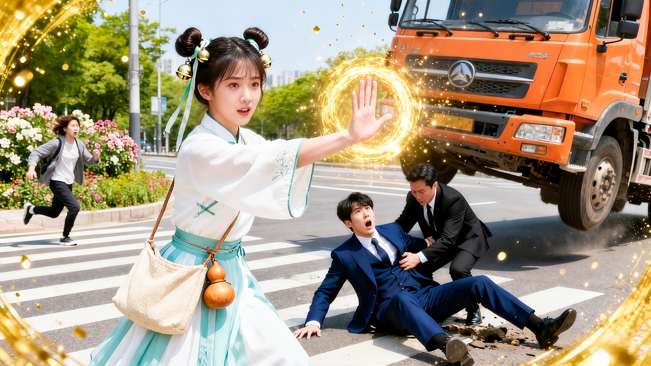Magic Girl Stopped a Car to Save a CEO, Who Fell in Love with Her at First Sight,Shortly Married Her