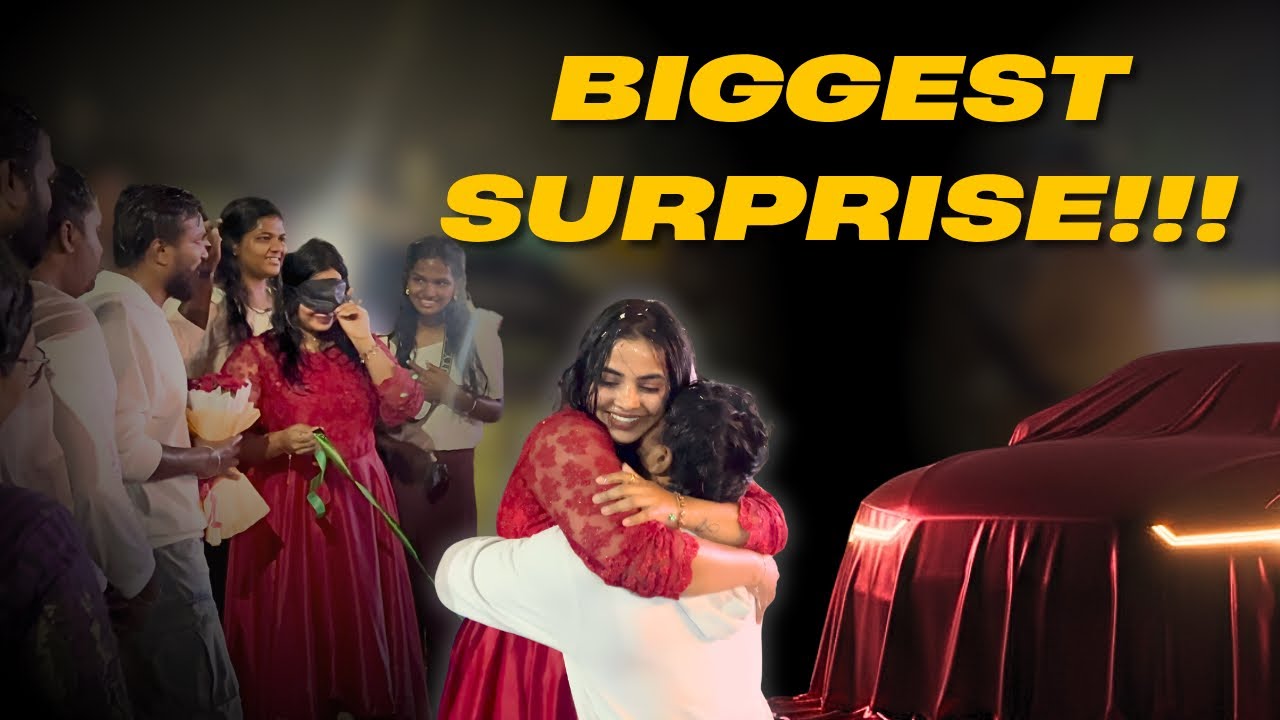 Jaanu Happy Deyyss 😍 Car prank and surprise on Jaanu 😁  