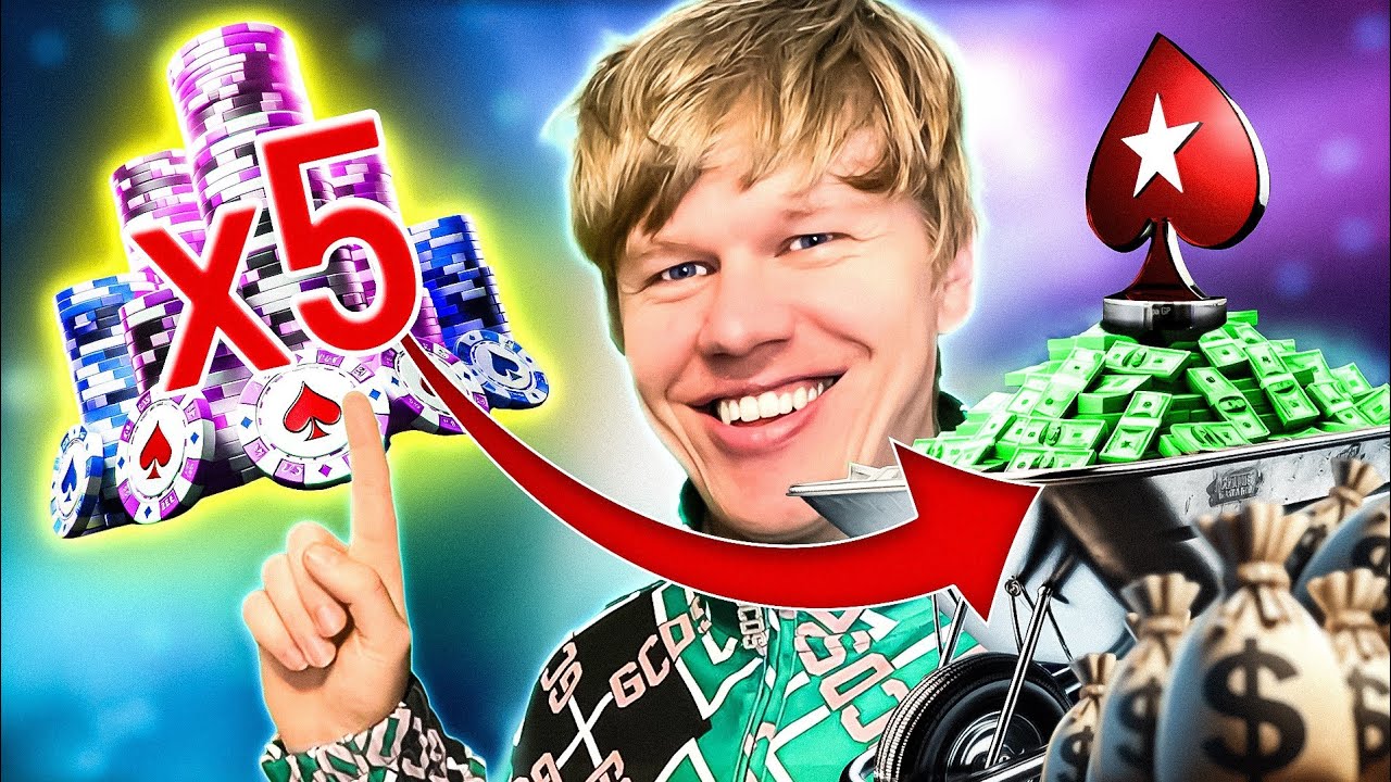 5 покерных турниров, 5 ОГРОМНЫХ стеков, 5 шансов выиграть по-крупному!