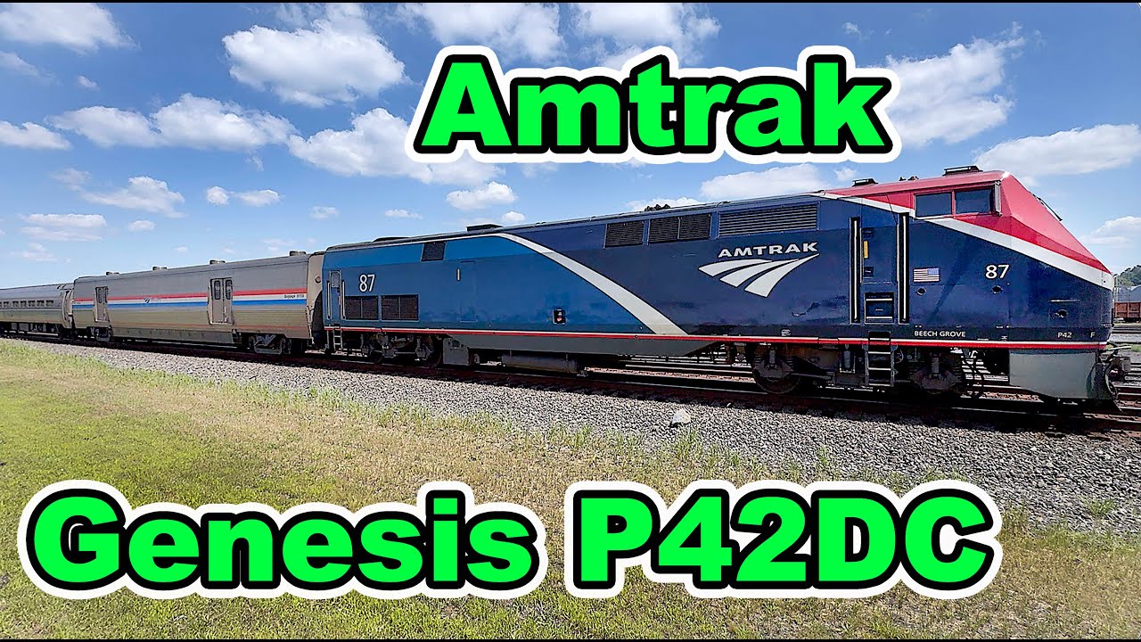 Amtrak GE Genesis P42DC train in Harrisburg, Pa.