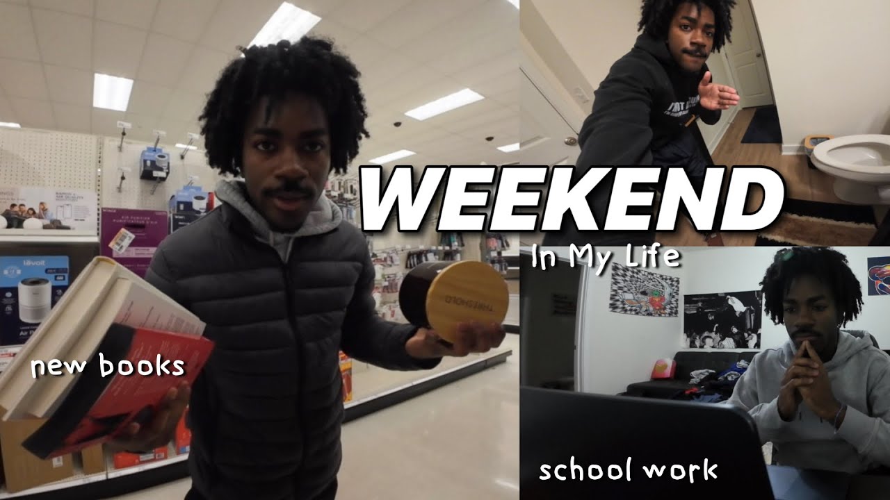 productive weekend in my life | shopping, new books, studying, & hanging with friends
