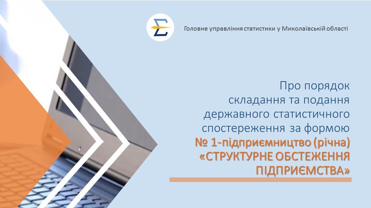 Відеоінструкція до форми ДСС № 1-підприємництво (річна)