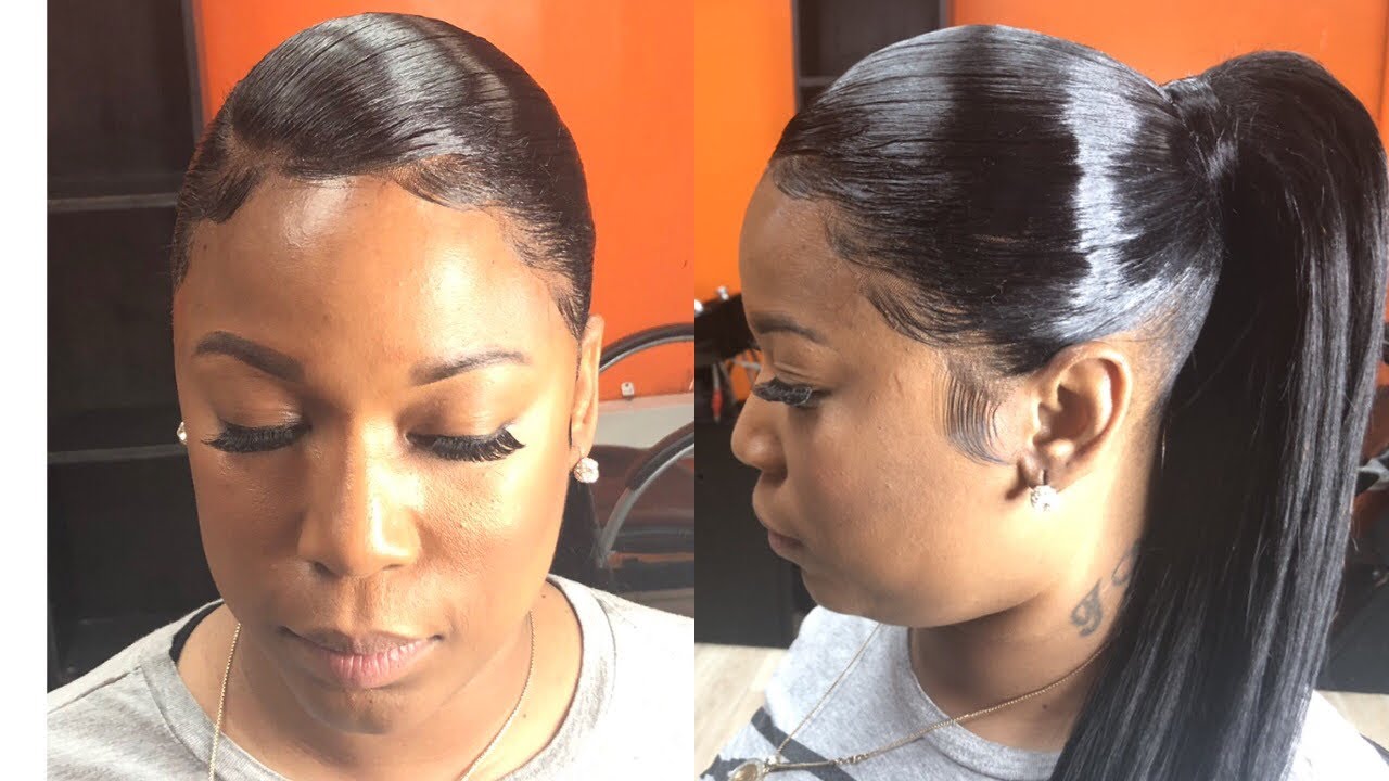SLEEK FRONTAL 20” PONYTAIL W/ BABY HAIRS