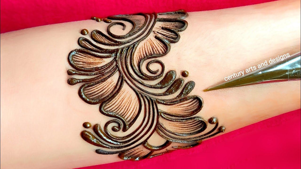 New stylish bangle mehndi design | easy mehndi design | mehndi ka design | mehndi design | Mehndi