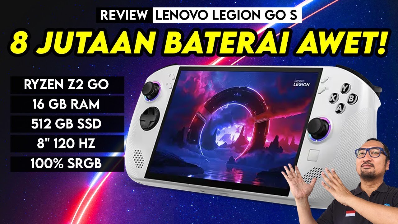 Legion Go S RESMI! Handheld Gaming 8 Jutaan, Ryzen Z2 Pertama di Indonesia!