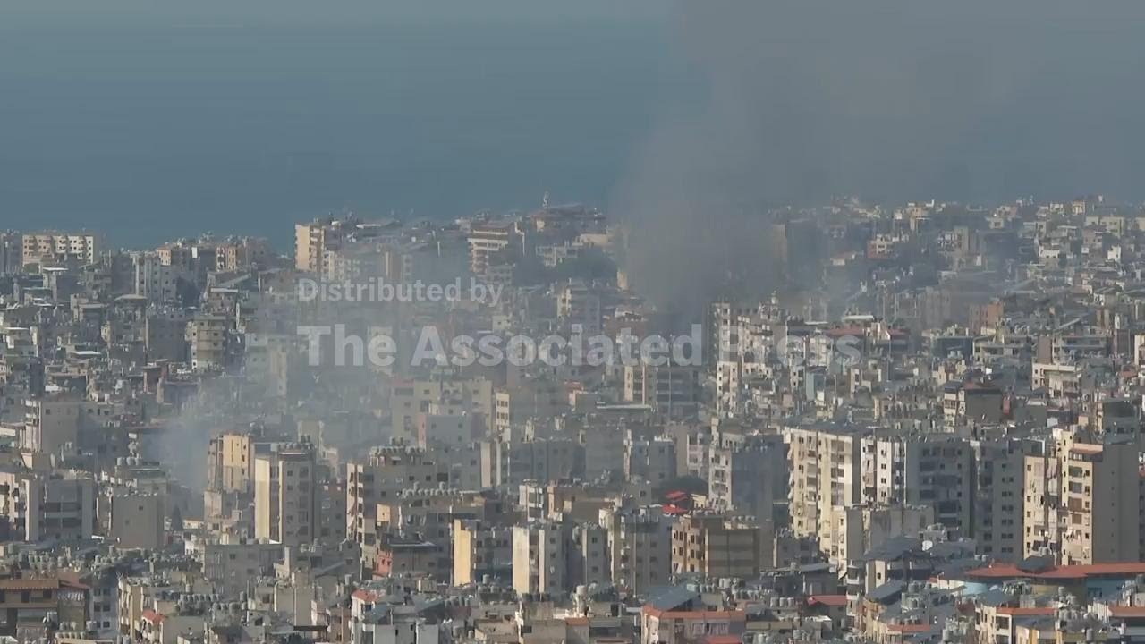 More smoke on Beirut skyline as Israel continues to strike the city