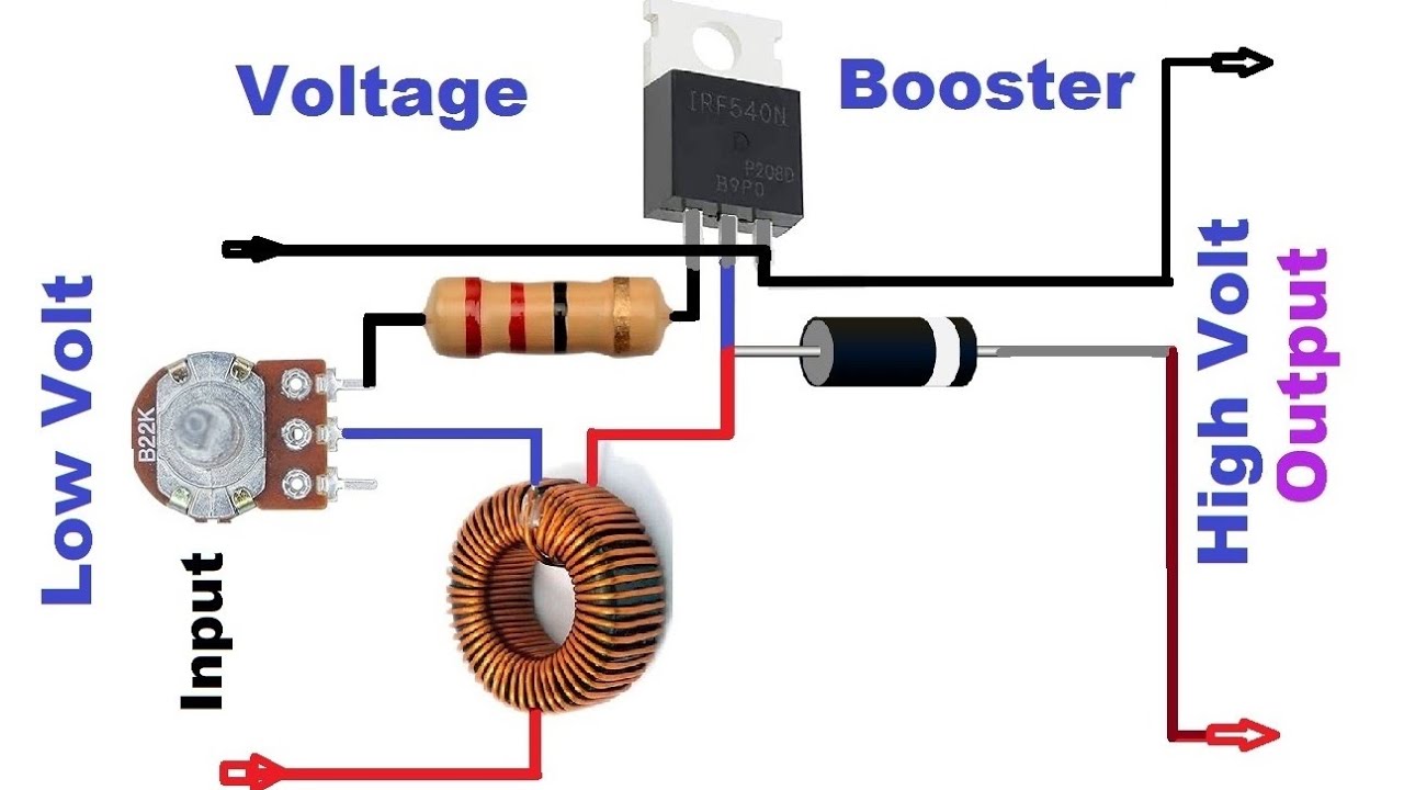 How to make voltage booster at home | DIY Boost Converter Circuit