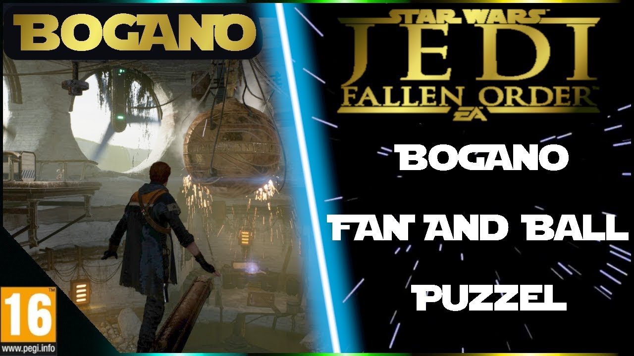 [SW] Star Wars Jedi Fallen Order Bogano Fan And Ball Puzzle | Bogdo Sinkholes Puzzel (Guide)