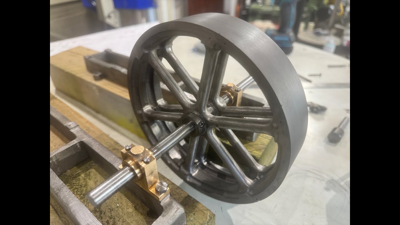 The flywheels Stuart twin victoria Part 3