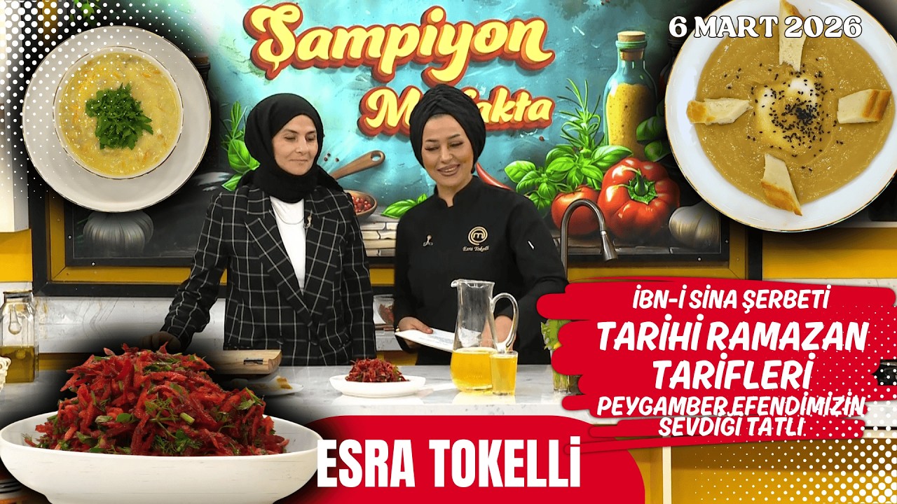 ESRA TOKELLİ & NURAY KARPUZCU – Tarihi Tarifler! Sahine Tatlısı, İbn-i Sina Şerbeti, Osmanlı Çorbası