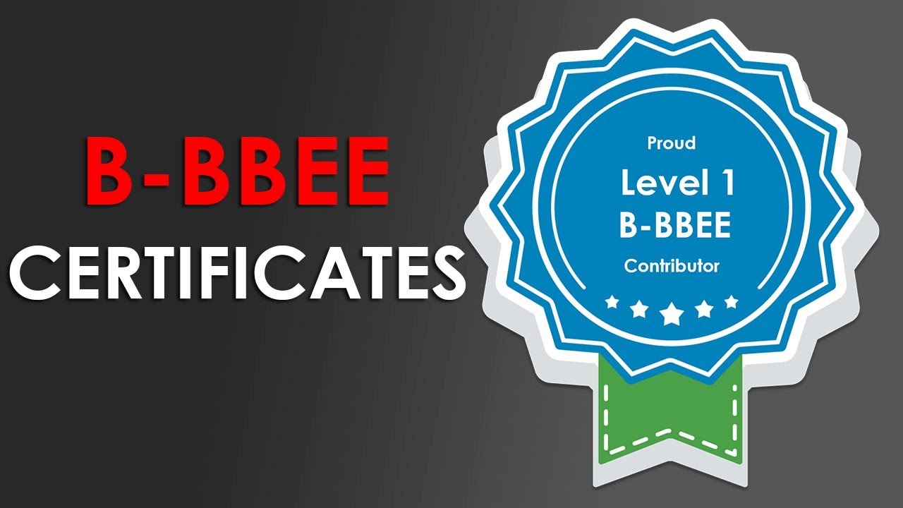 Сертификаты и заявления B-BBEE: разъяснения