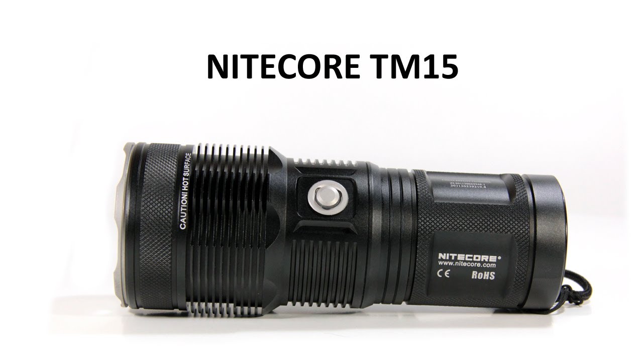 Фонарь Nitecore TM15 - видео инструкция. Полный обзор