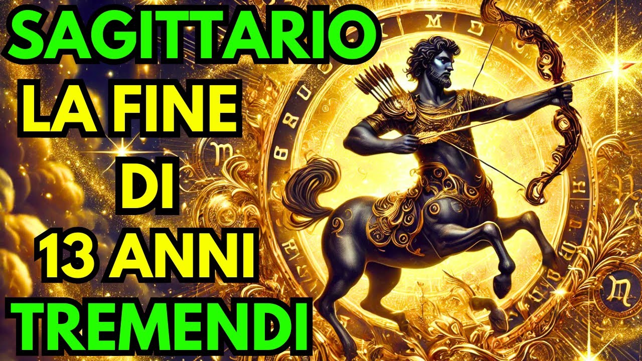 SAGITTARIO LA NUOVA ERA INIZIA A NOVEMBRE 2025: 20 ANNI SENZA PIU PREOCCUPAZIONI!