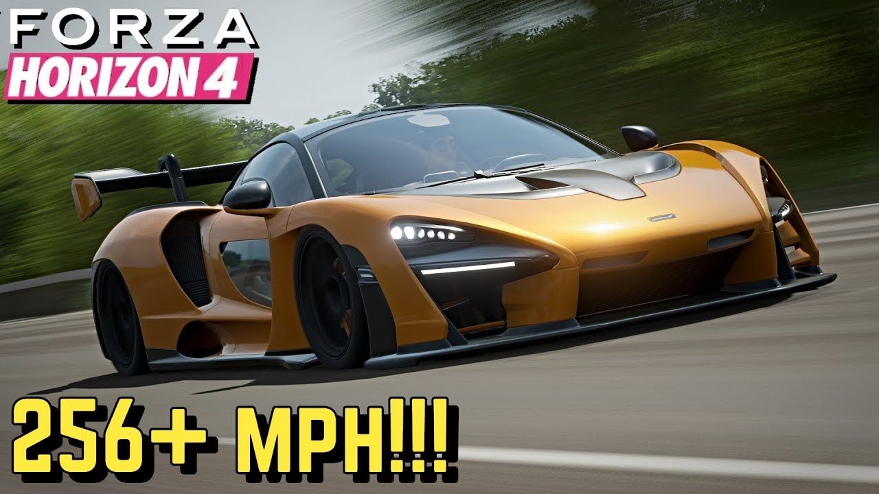 FORZA HORIZON 4 : 256+ MPH McLaren Senna Setup!!