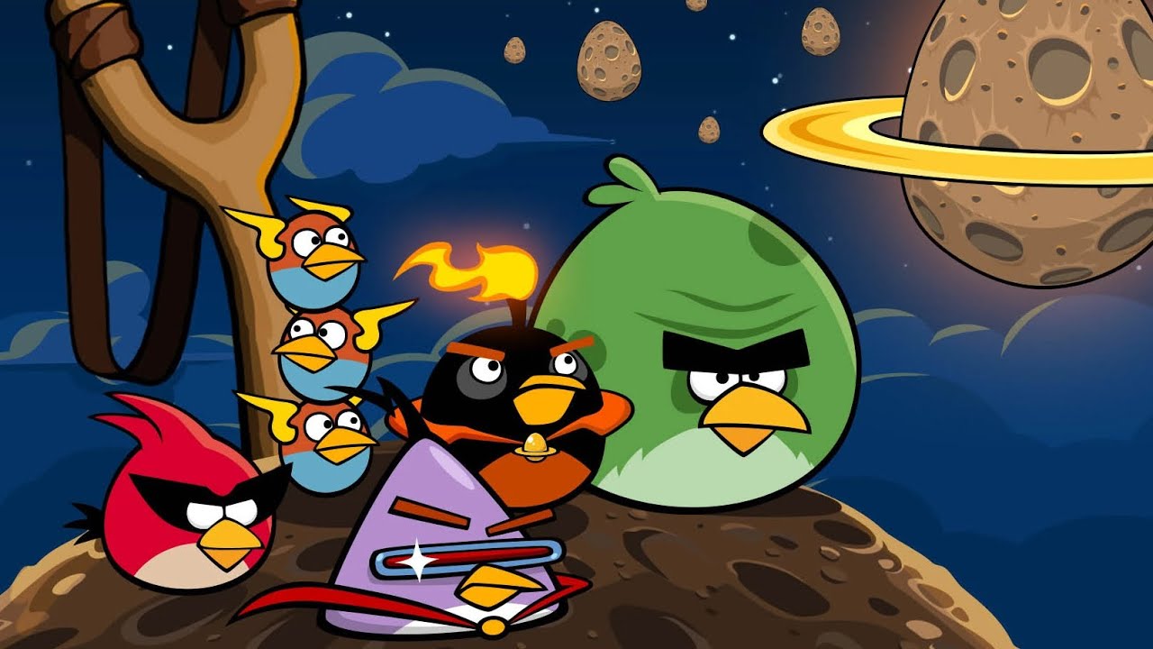Angry Birds Space (PC Version) (v1.6.0): Pig Bang Gameplay