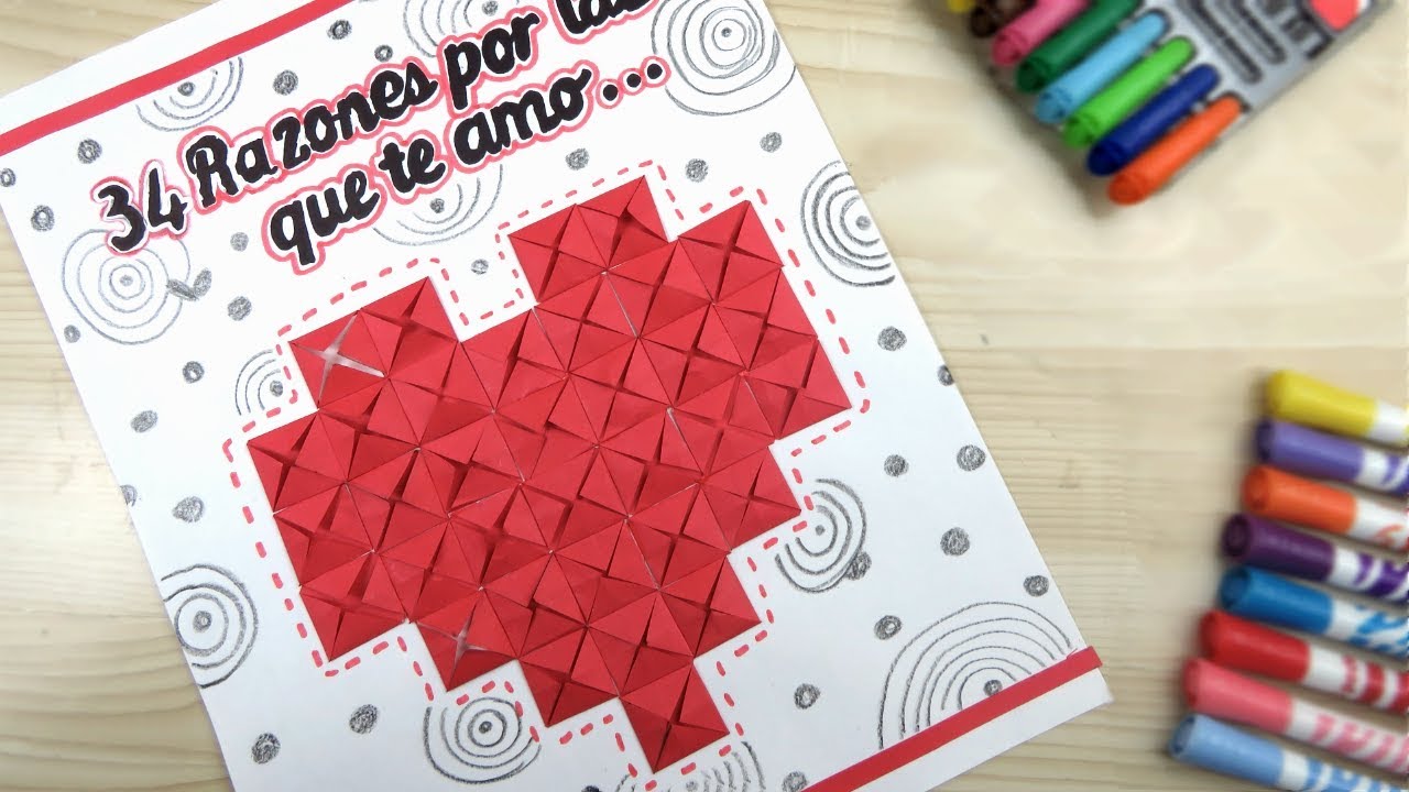 Tarjeta razones por las que te amo ♥