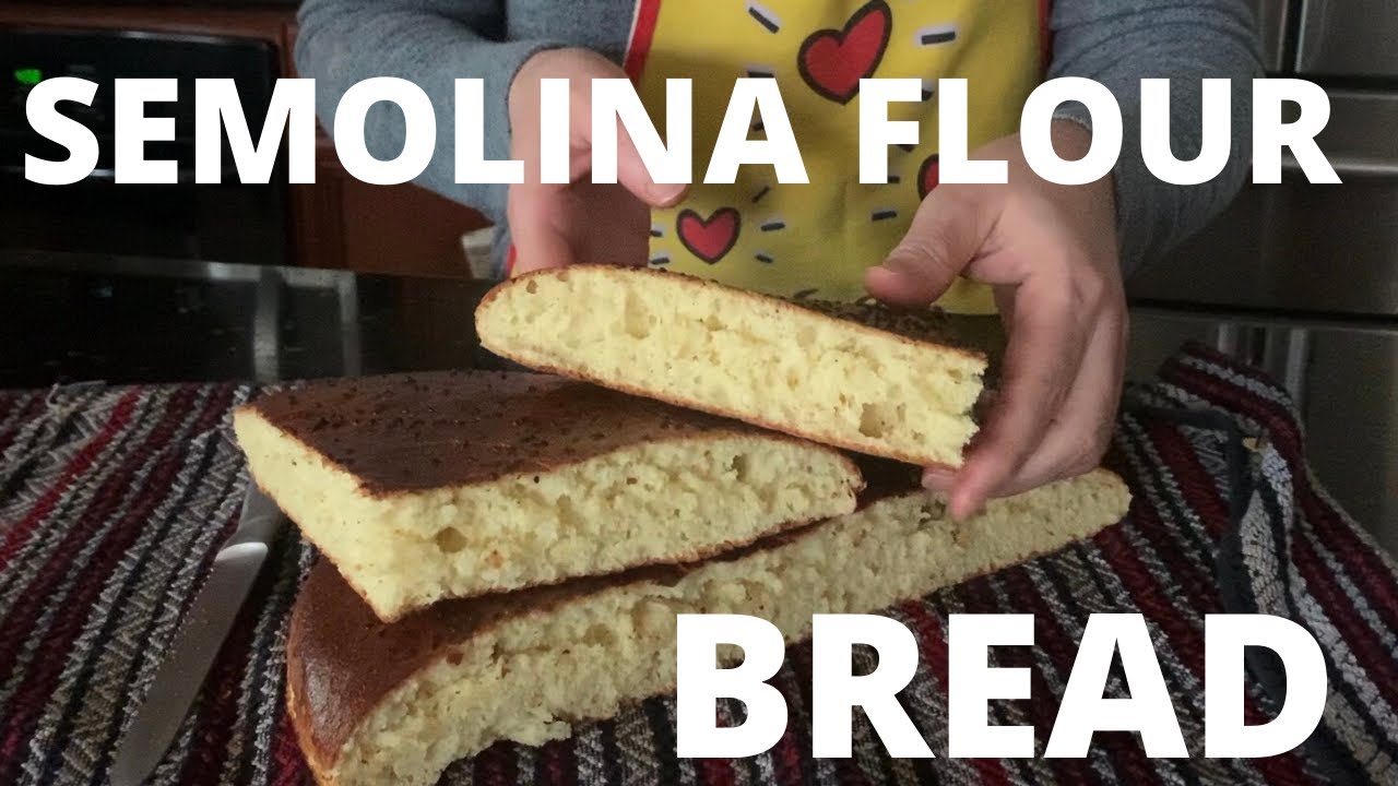 NEVER BUY BREAD AGAIN - Semolina flour bread, Khobz Eddar, خبز الدار