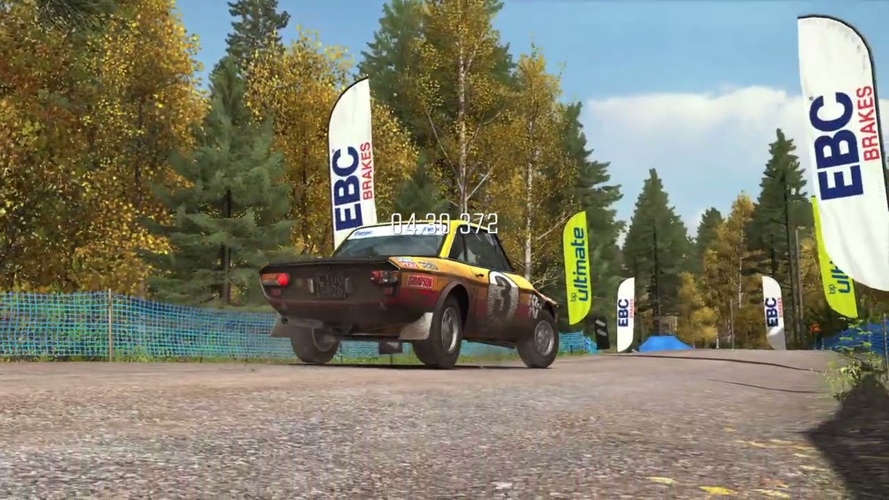 DiRT Rally_ 1960s Open Championship Finland Full 4 stages _ cockpitcam G29 no osd
