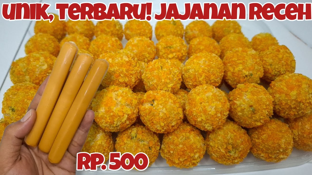 UNTUNG GEDE GEDEAN JUALAN INI! JAJANAN UNIK MURAH MERIAH 500AN 