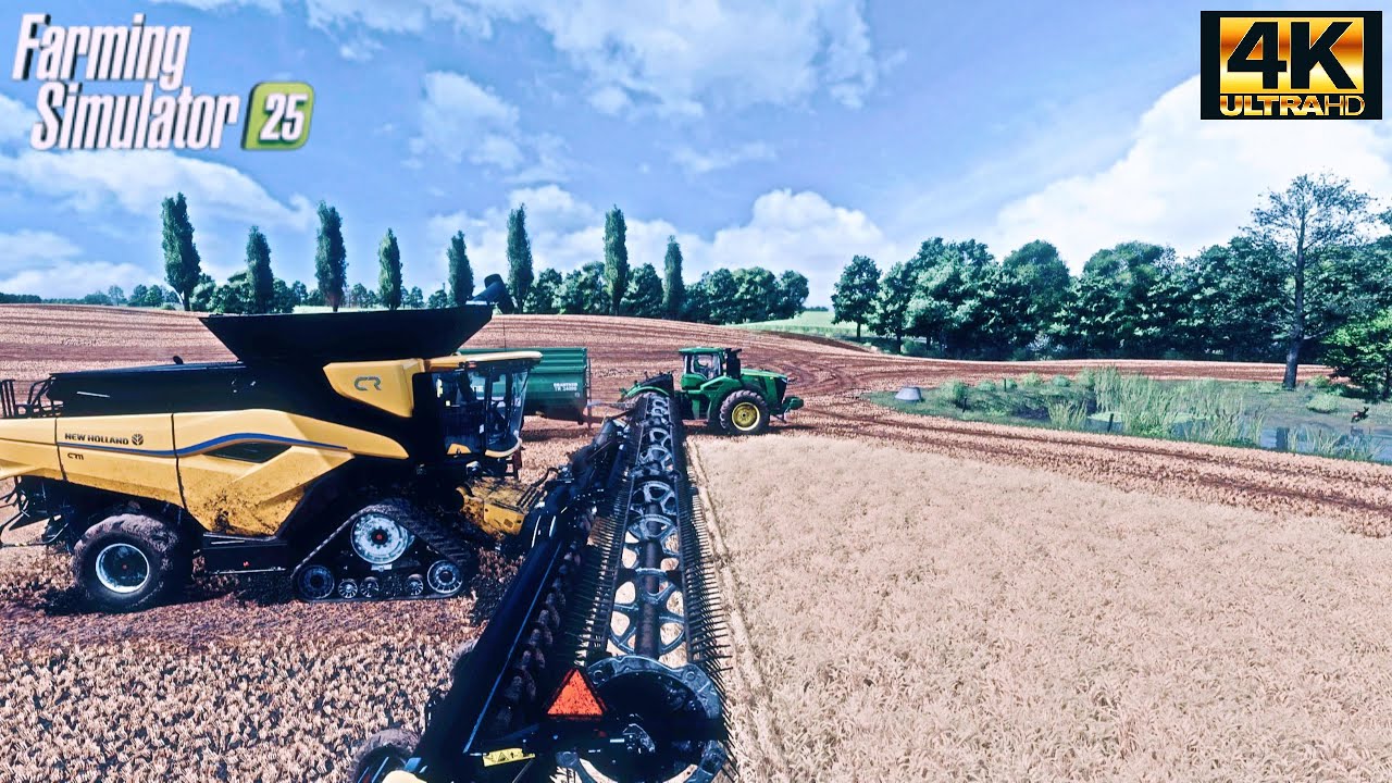 FS25 Heavy Harvest Realistic Gameplay | New Holland CR 11 | 4K ReShade