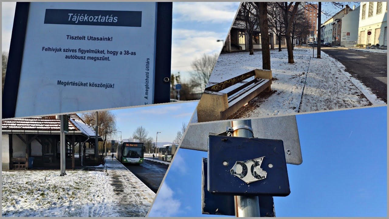 Megszűnt buszjáratok nyomában 2.1! A 38-as járat két végállomása és 1 megszűnt megállója