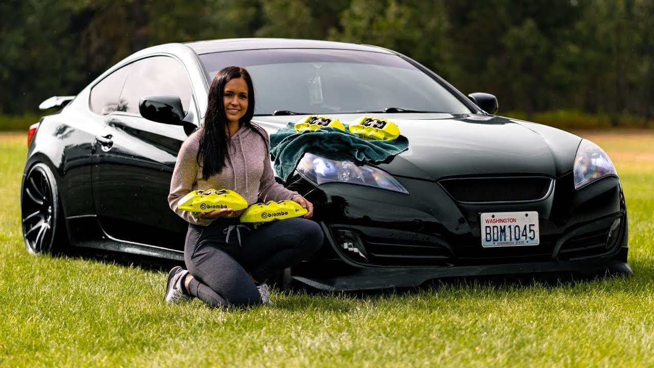 Genesis Coupe Gets Brembo Brakes!