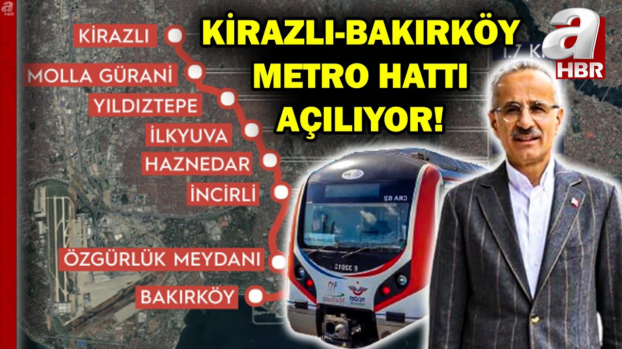 İstanbul'a yeni metro hattı: Bakırköy- Kirazlı metro hattı açılıyor! | A Haber